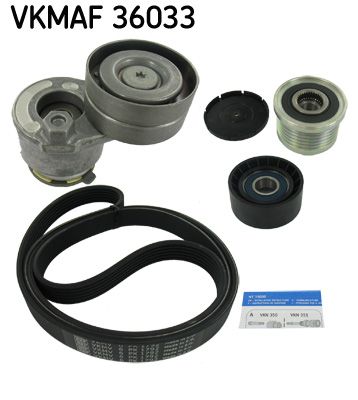 SKF Komplet klinastog rebrastog remena